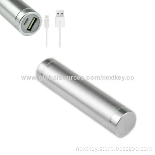Power Bank, 2,600mAh for iPad/iPhone, with Micro Colors Optional, 3 LED Light Indicators 1 Piece MOQ